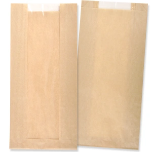 Flat bottom paper bags 17+(2х3)/37