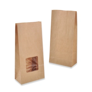 Square bottom paper bags 12+6/25