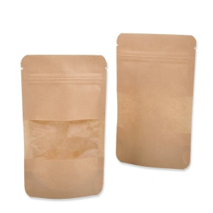 Stand Up Zipper Pouch 16х27+(2х4.5)