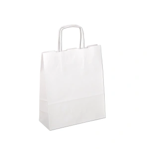 Paper bags with twisted handles 20+8/24